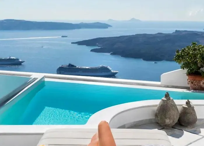 Antelize 10 Guests W Pool Santorini